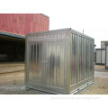 Flat Pack Steel Small Storage House As Prefab Workshop Waterproof